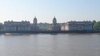 Der Canalettoblick von der Isle of Dogs nach Greenwich