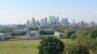 Blick von Greenwich über London