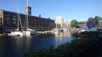 Am St. Katherines Dock in London
