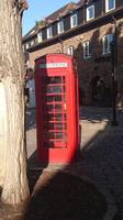 typische britische Telefonzelle