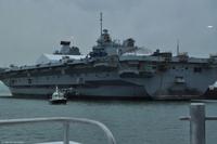 Südengland - Portsmouth - Historical Dockyards - Flugzeugträger HM Queen Elizabeth II.