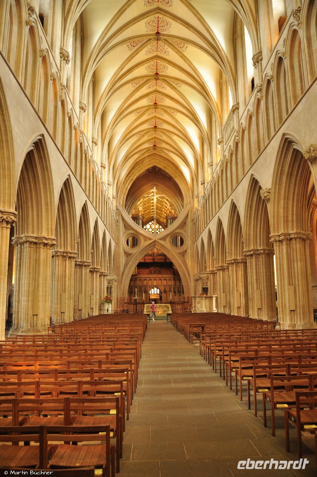 Südengland - Wells Cathedral - Scherenbogen