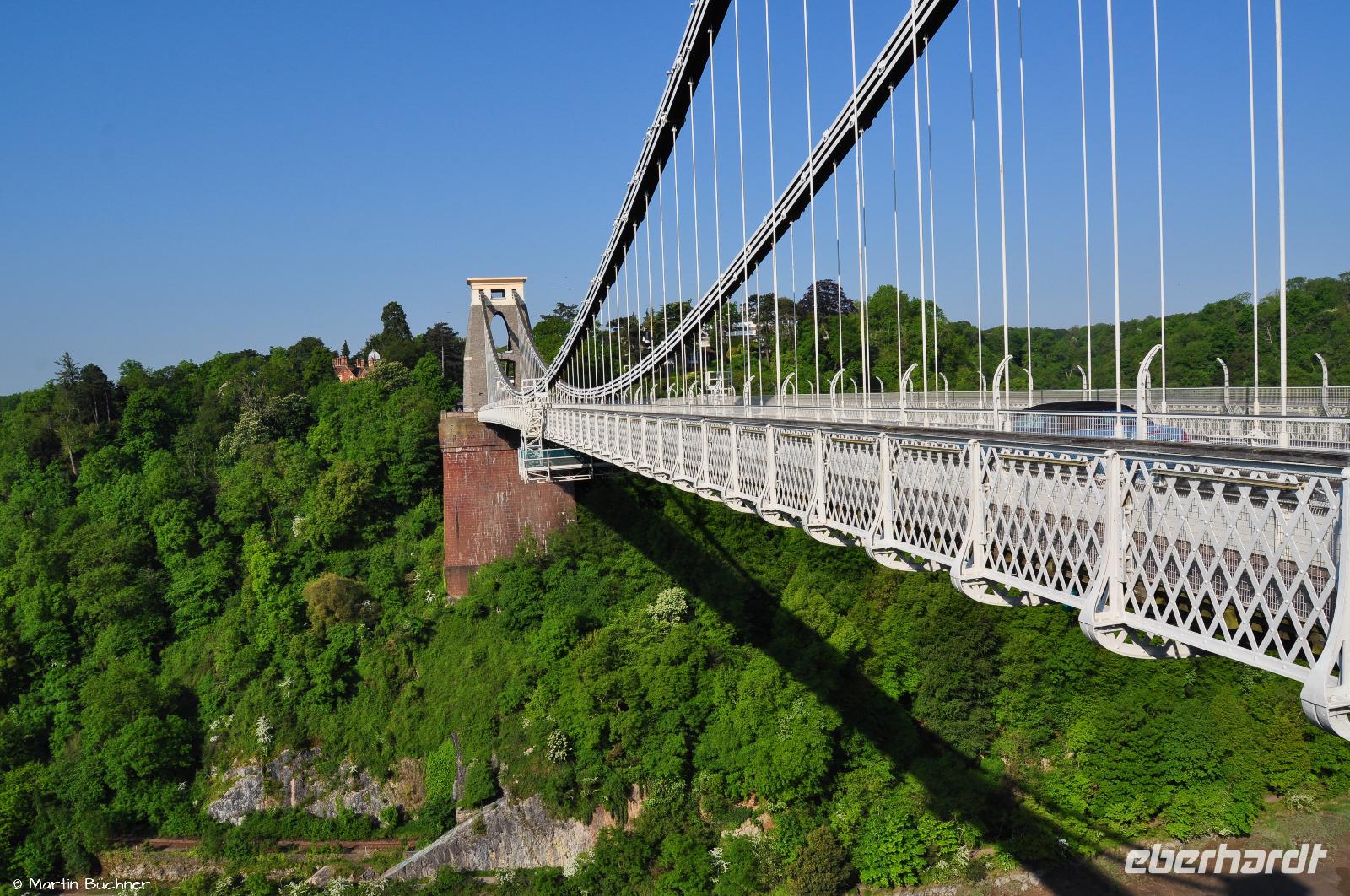 England - Bristol - Clifton Suspension Bridge über den River Avon