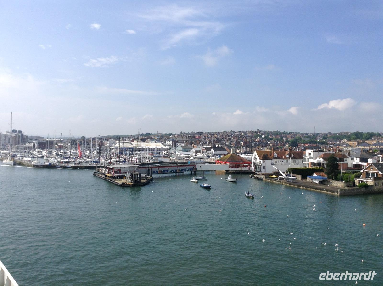 der Hafen von Cowes
