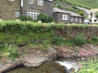 schöner Flußlauf in Boscastle