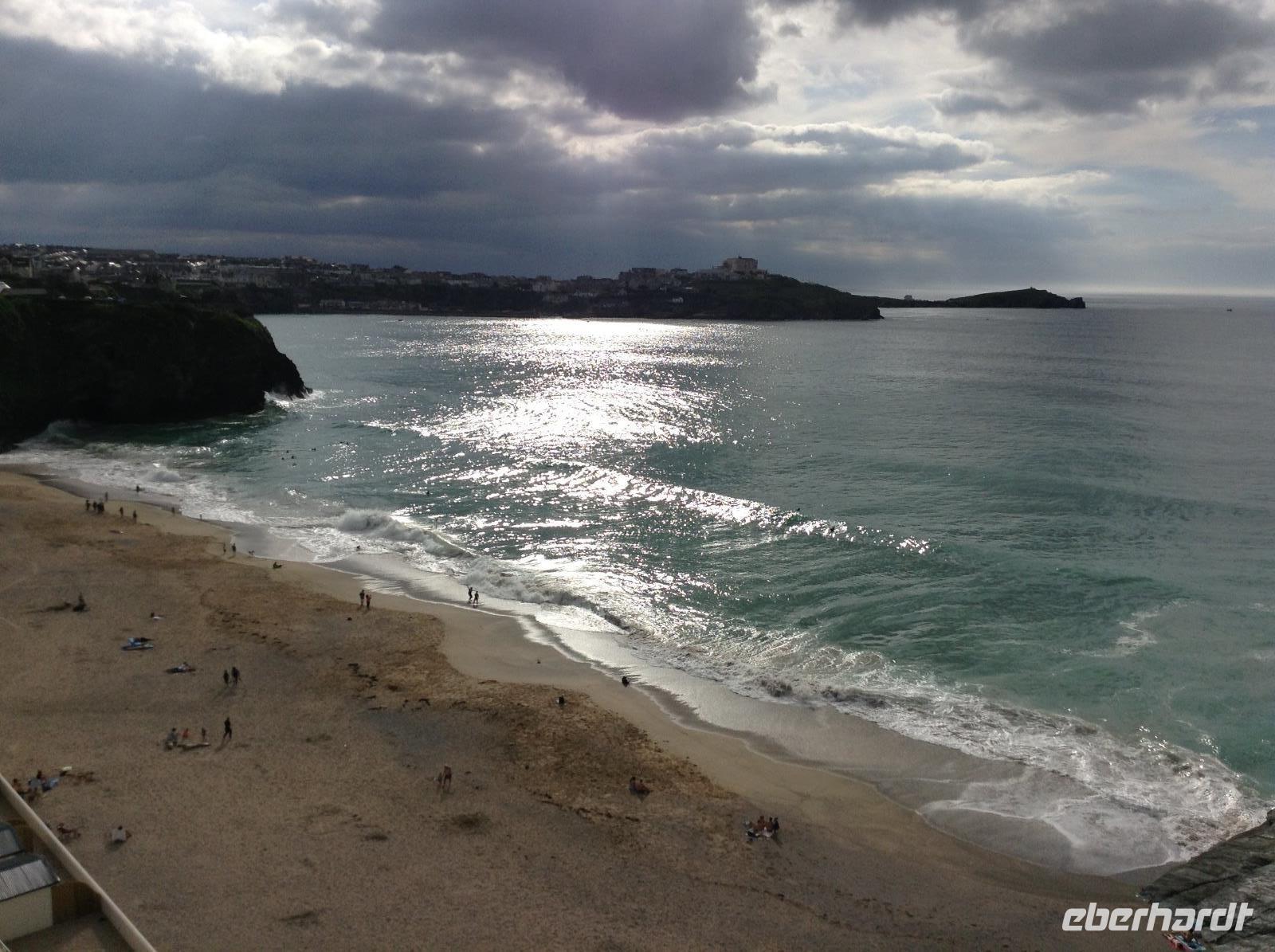 am Strand von Newquay