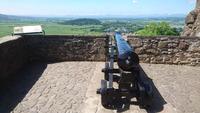 Kanonen gegen Schlachtfelder auf Stirling Castle
