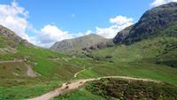 Blick durchs Glen Coe