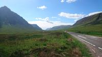 Straße durchs Glen Coe