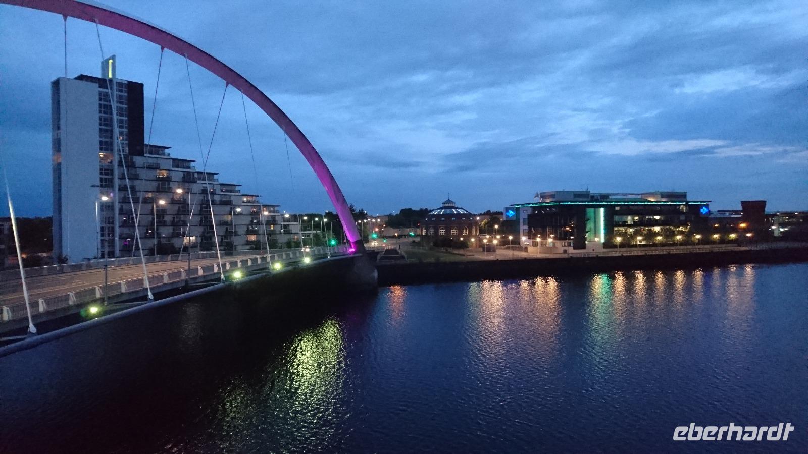 Abend am River Clyde