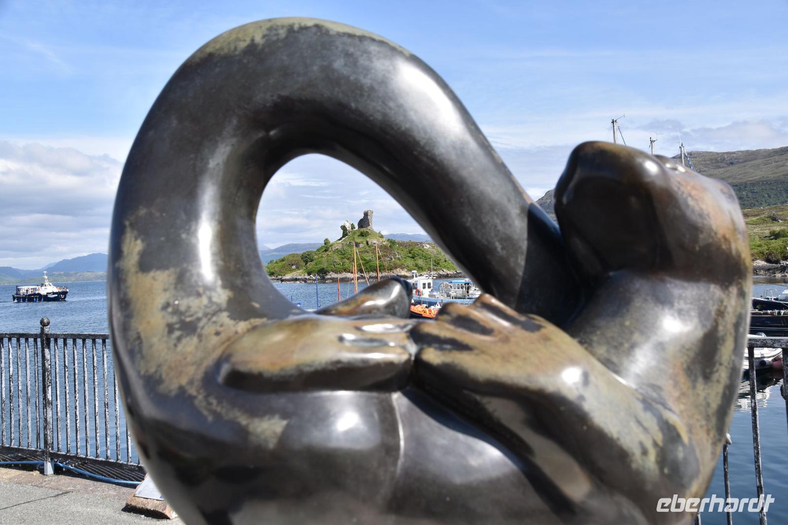 0804 Isle of Skye, Kyleakin mit Castle Moal