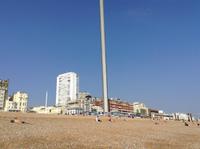 am Strand in Brighton