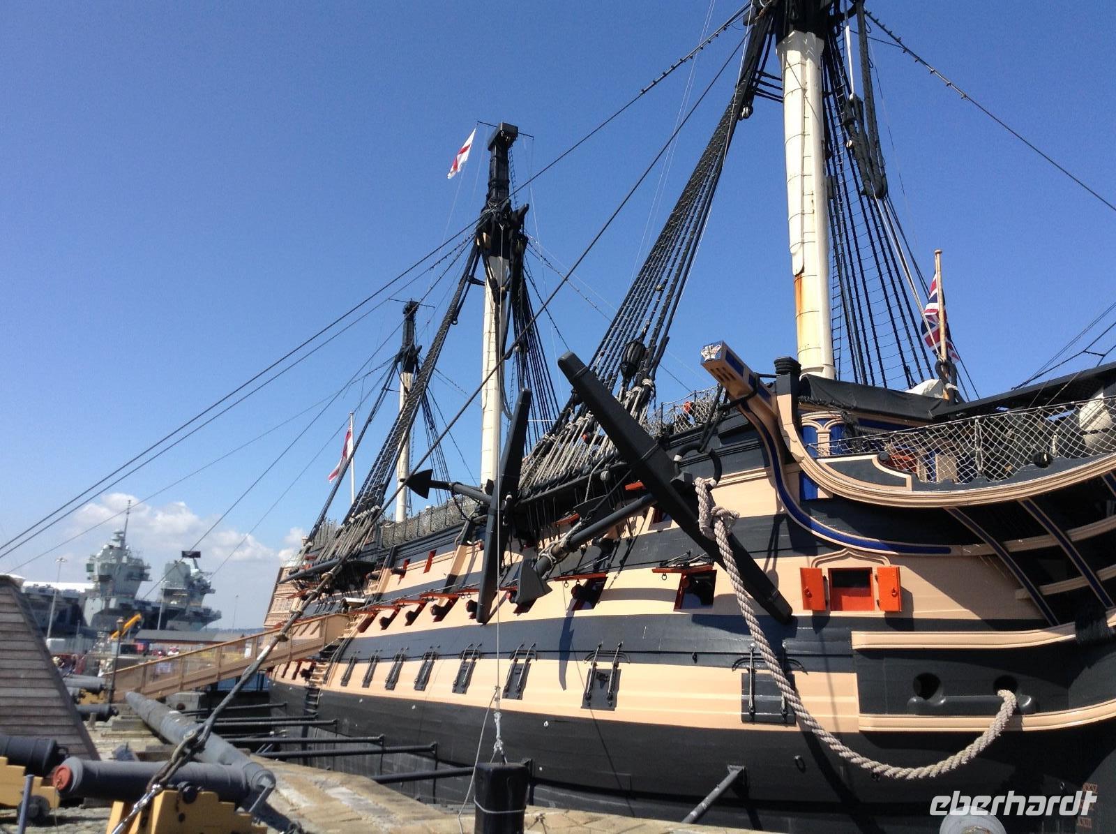 das Schiff von Admiral Nelson