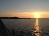 Sonnenuntergang in Newquay