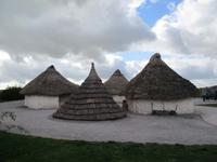 Rekonstruierte Hausbefunde in Stonehehegne