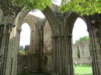 In Glastonbury Abbey