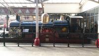 Queen-Victoria-Lokomotive im Bahnhof von Windsor