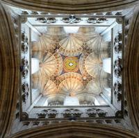 Fächergewölbe im Perpendicular-Stil (Spätgotik)