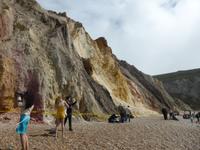 Isle of Wight - farbiger Sandstein