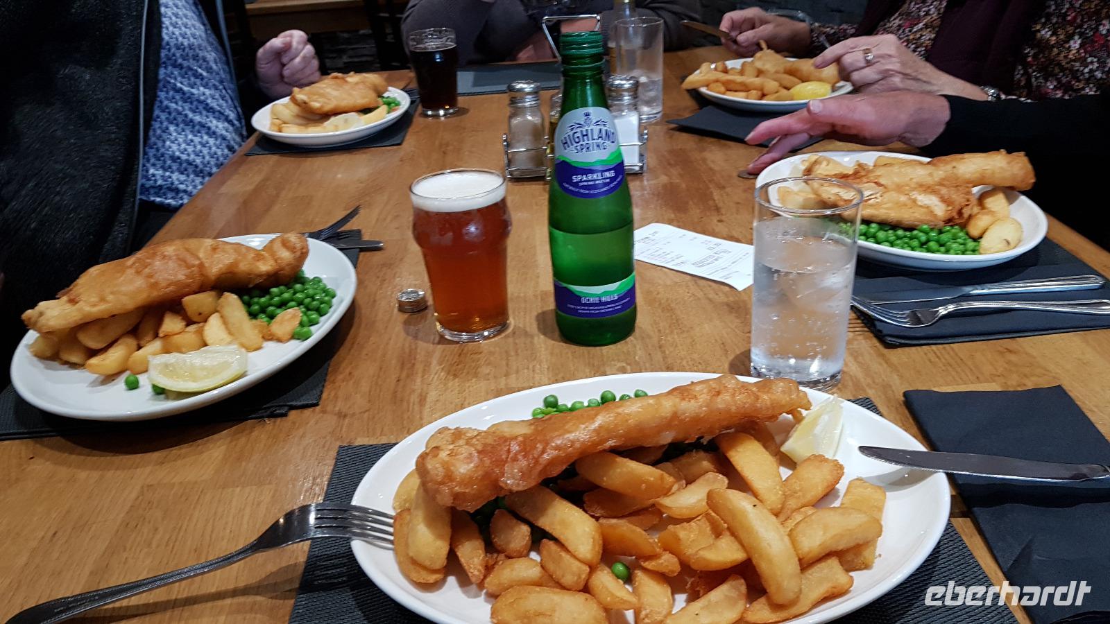 Fish und Chips in Mallaig