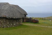 Häuser und Boote der 