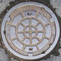 Kanaldeckel in Exeter