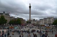 002 London, Blick von der Nationalgalerie über dn Trafalgar Square