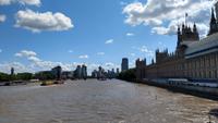 008 London, Blick von der Westminsterbridge