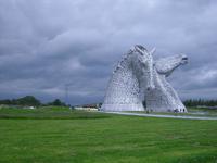 The Kelpies bei Falkirk