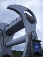 Im Boot auf dem Falkirk Wheel
