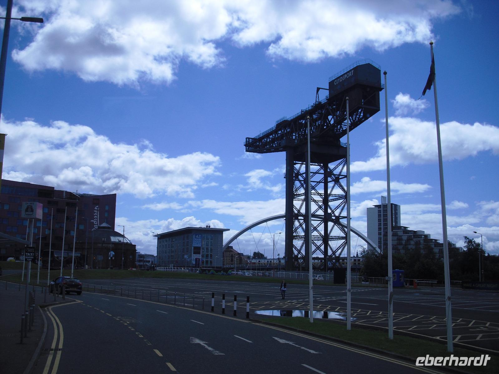 Industriedenkmal am Fluß Clyde - Glasgow