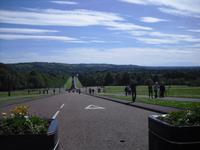 Blick vom Parlamentsgebäude `The Stormont`in Belfast