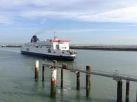 Calais Hafenausfahrt