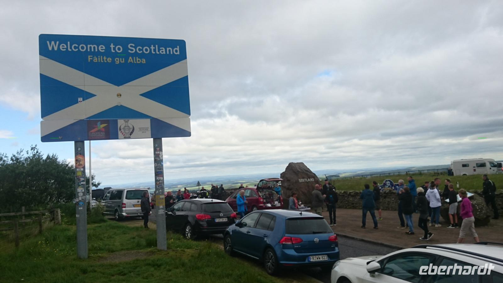 An der Englisch-Schottischen Grenze