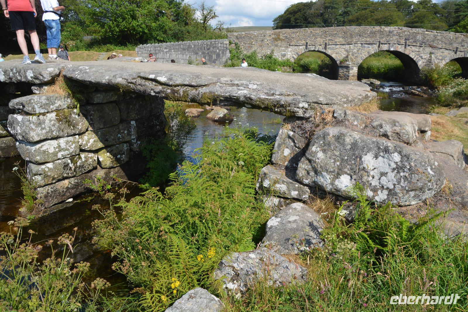 clapper bridge aus Granitplatten