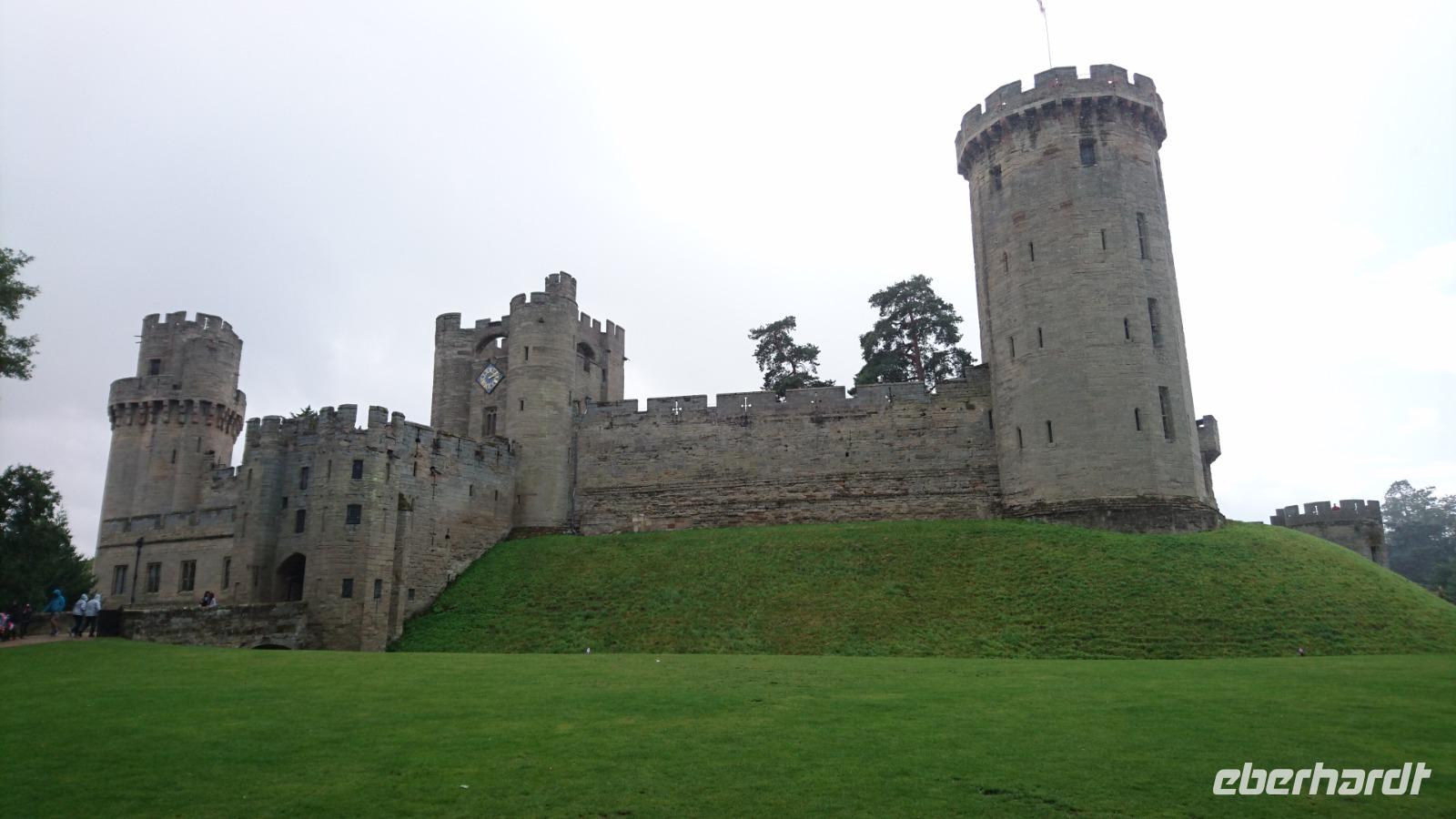 Stolze Mauern von Warwick Castle