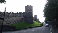 Starke Mauern in Conwy