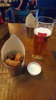 Abendessen-Starter im Pub in Glasgow