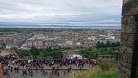 Blick auf Edinburgh vom Castle