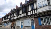 Interessante alte Häuser in York