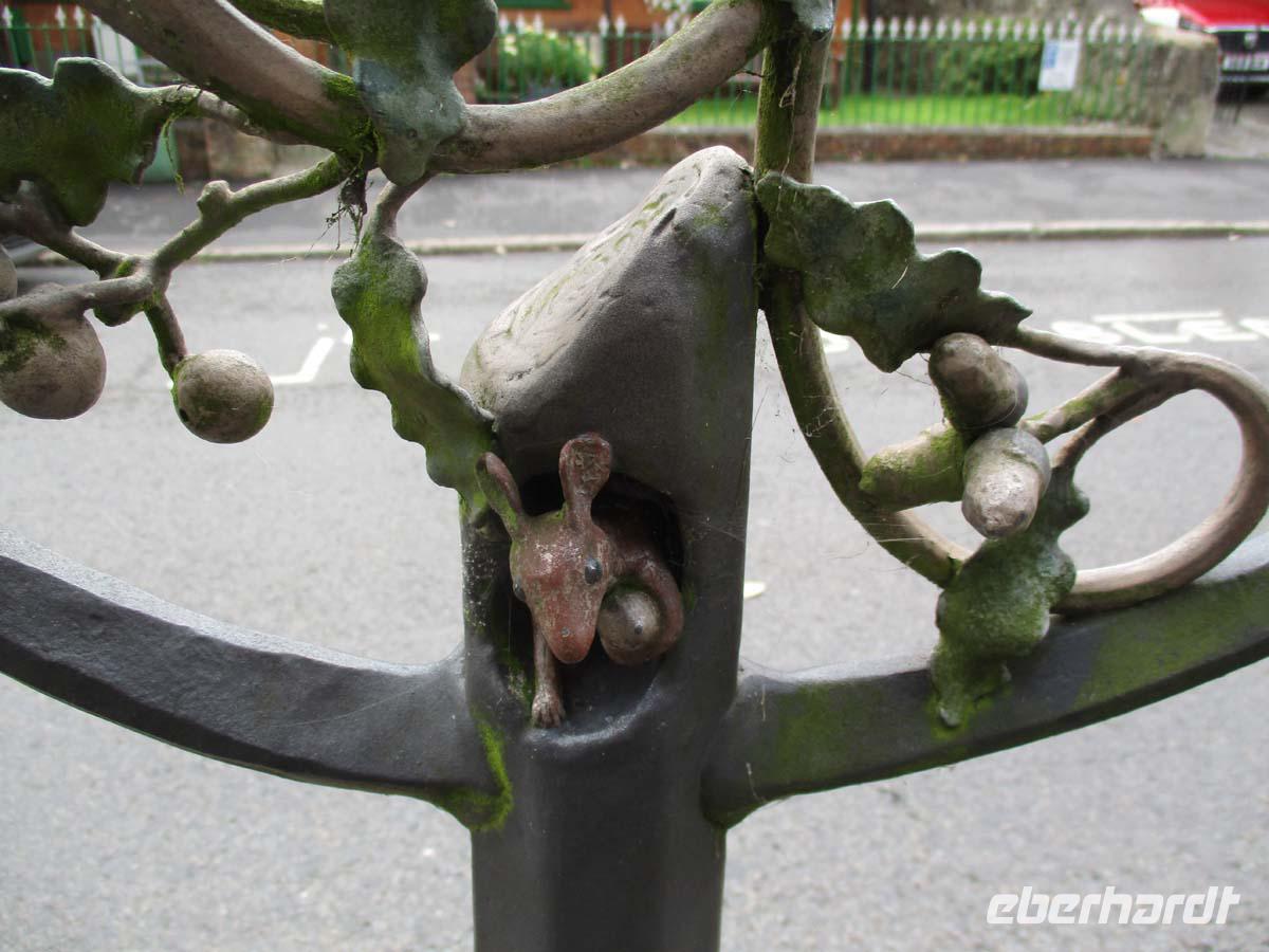 Zaundetail in Moretonhampstead