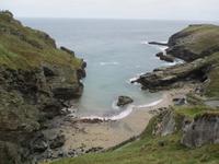 Der Strand von Tintagel