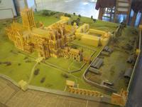 Model der Abtei von Glastonbury