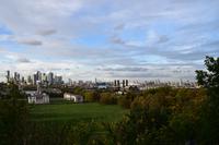 058 London, Blick von Greenwich auf die Stadt