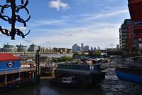 111 London, Blick vom St. Saviours Dock nach Canary Warf