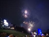 Silvester in Edinburgh - Feuerwerk