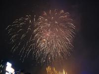 Silvester in Edinburgh - Feuerwerk