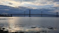 Blick zur Queensferry Crossing