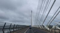 Fahrt über die Queensferry Crossing