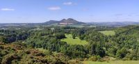 240 Scotts View mit Eildon Hills, Borders